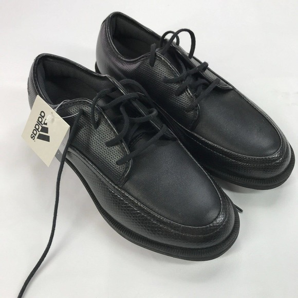 Adidas Allura Youth 5 Black Soft Spike Golf Shoes- Size 5 - Picture 1 of 6